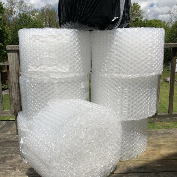 HEAVY DUTY 1/2" BUBBLE ROLL WRAP 12" in x 50 FT - Picture 1 of 5